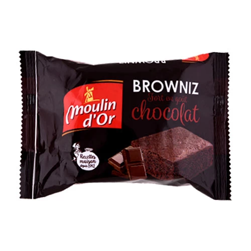 Browniz chocolat MOULIN D'OR 55GR براونيز مولاندور شوكولا 55غ Courses en ligne Gabes Tunisie supermarché en ligne Gabes Tunisie vente en ligne Gabes Tunisi