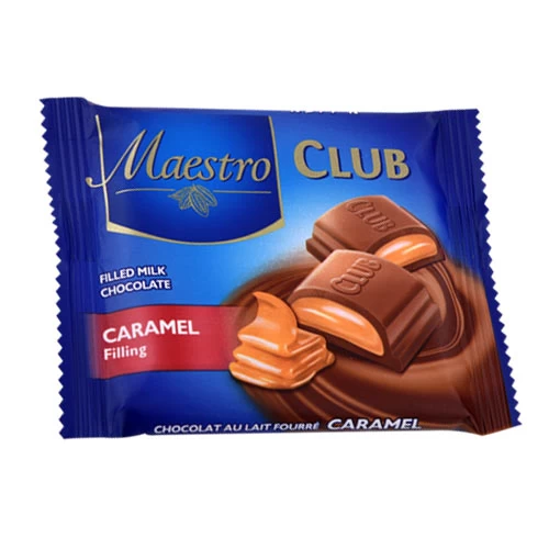Chocolat MAESTRO CLUB Caramel 45Gr شكلاطة كلوب مايسترو كارمال 45غ Courses en ligne Gabes Tunisie supermarché en ligne Gabes Tunisie vente en ligne Gabes Tu