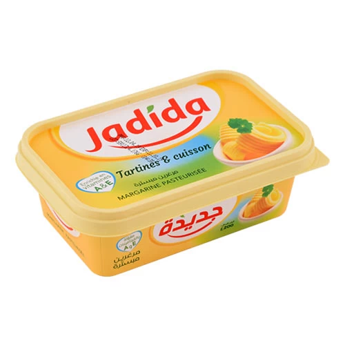 Margarine Nature JADIDA 200Gr مرغرين جديدة 200غ Courses en ligne Gabes Tunisie supermarché en ligne Gabes Tunisie vente en ligne Gabes Tunisie livraison à 