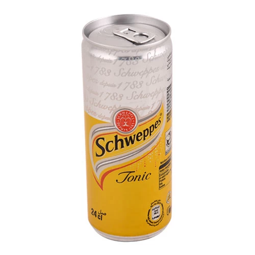 livraison Boisson Gazeuse Canette SCHWEPPES Tonic 24cl شويبس تونيك علبة 24سل supermarché vente en ligne livraison produits alimentaires boissons gazeuses schweppes tonic Gabes Tunisie