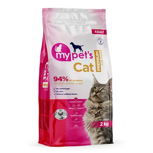 livraison Animalerie Gabès Tunisie Croquettes pour chat MY PET'S CAT 2kg كروكيت للقطط ماي بيت 2 كجم courses en ligne Gabes supermarché vente epicerie en ligne livraison animalerie croquette