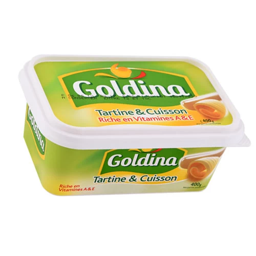 Margarine GOLDINA Nature 400Gr مرغرين طبيعية قولدينا 400 غ supermarché vente en ligne livraison alimentation produits alimentaires Margarine GOLDINA prix Gabes Tunisie