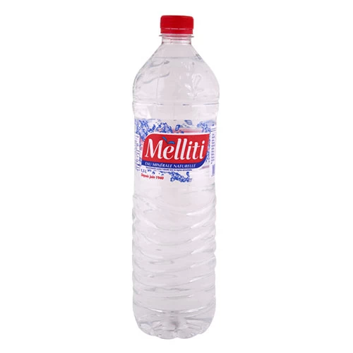 Eau minérale MELLITI 1.5L ماء معدني مليتي 1.5 لتر supermarché vente en ligne livraison alimentation produits alimentaires Eau minérale MELLITI Gabes Tunisie