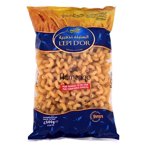Pâte flamengo L'EPI D'OR 500Gr مقرونة فلامينقو 500 غرام السنبلة الذهبية Courses en ligne Gabes Tunisie supermarché en ligne Gabes Tunisie vente en ligne Gabes Grand Tu