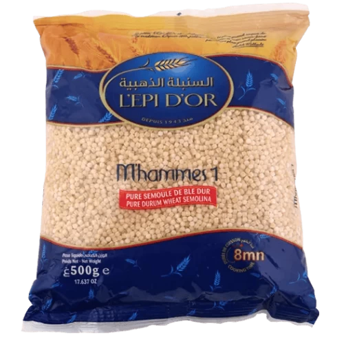 livraison Pâte mhammes N°1 500Gr L’EPI D’OR محمص رقم1 500غرام السنبلة الذهبية livraison gabes