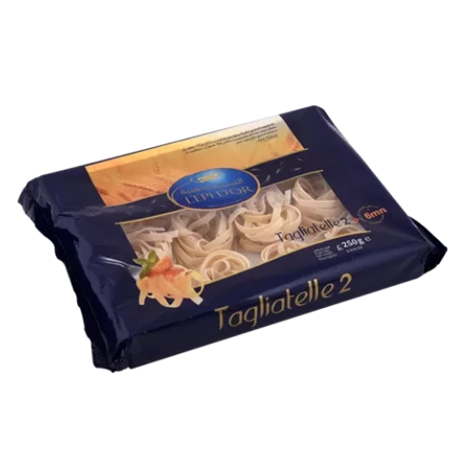 livraison Pâte tagliatelle 250Gr N°2 L’EPI D’OR مقرونة تاقلياتال رقم2 250غرام السنبلة الذهبية livraison gabes