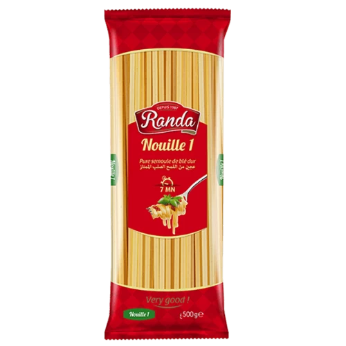 livraison Pâte longue nouille N°1 500Gr RANDA مقرونة رشتة رقم1 500 غرام رندة