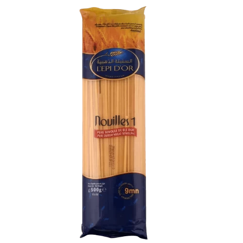 livraison livreur Pâte nouille N°1 500Gr L'EPI D'OR مقرونة رشتة رقم1 500 غرام السنبلة الذهبية